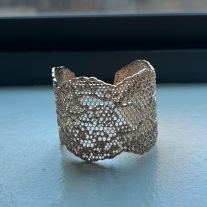 Aurelie Bidermann rose gold lace cuff
